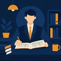 读者云端打卡人的头像插画