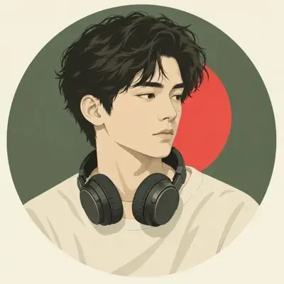 作者何知的头像插画